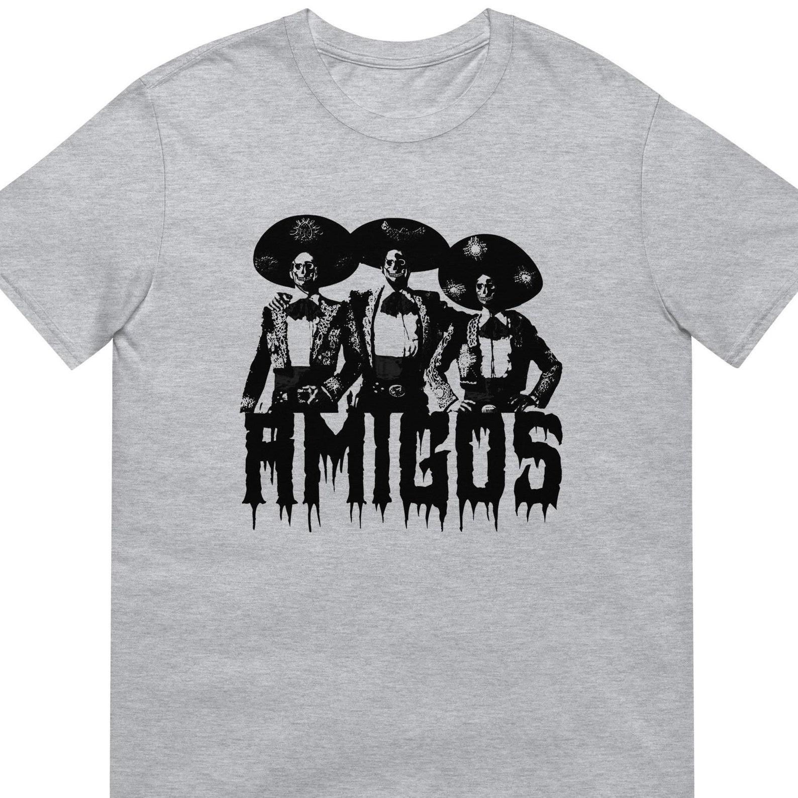 Three Amigos Skeletons T-Shirt: 80s Movie Comedy Tee, Unisex Tee 3XL
