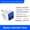 Digital AC Voltmeter Indicator, Digital Voltmeter, No Wiring Required, Euro Plug, Voltage Measurement RangeAC220V/230V