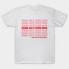 Talking Heads Same As It Ever Was T-Shirt Summer Casual O-neck New Spring/Summer Arrivals Regular