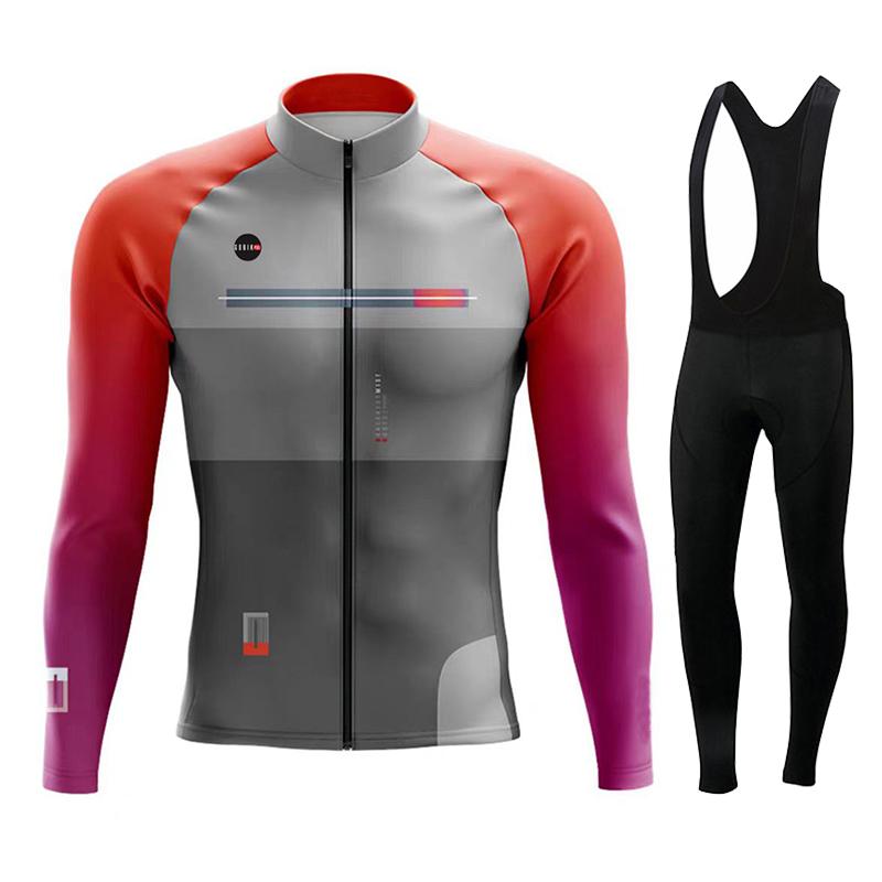 G2026 Sommer Atmungsaktiver Radanzug Obikful Team Frühling Lang Atmungsaktiv Langarm Frühling Neu Herren MTB Fahrradbekleidung Anzüge Roupa Ciclismo