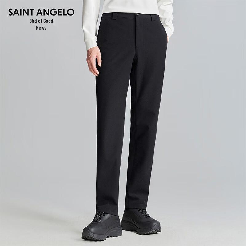 Baoxiniao Men's Fleece-Lined Warm Casual Business Pants
