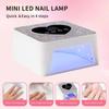 Fast Curing UV Nail Lamp Rhinestone Heart Shape Nail Dryer Machine Nail Dryer Lamp  Pedicure Use
