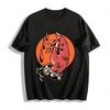 Bloodstained Mechanical Arm Breaking Free Graphic Cool Tee Pure Cotton T-shirt