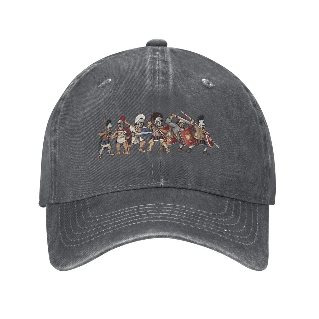Roman Legion Soldiers Centurions Of The Empire Baseball Cap Unstructured Unisex Distressed Denim Snapback Hat Outdoor Adjustable