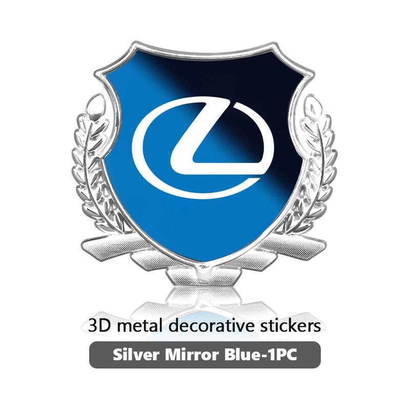 For Lexus 3D Metal Badge Car Side Body Window Trunk Sticker Decal RX350 IS250 IS200 GS300 LX570 RC350 UX250h ES350