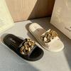 Sommer Neue Dicke Sohle Hausschuhe für Damen Oberbekleidung Modische und Bequeme Hausschuhe für Freizeit Strand Sandalen