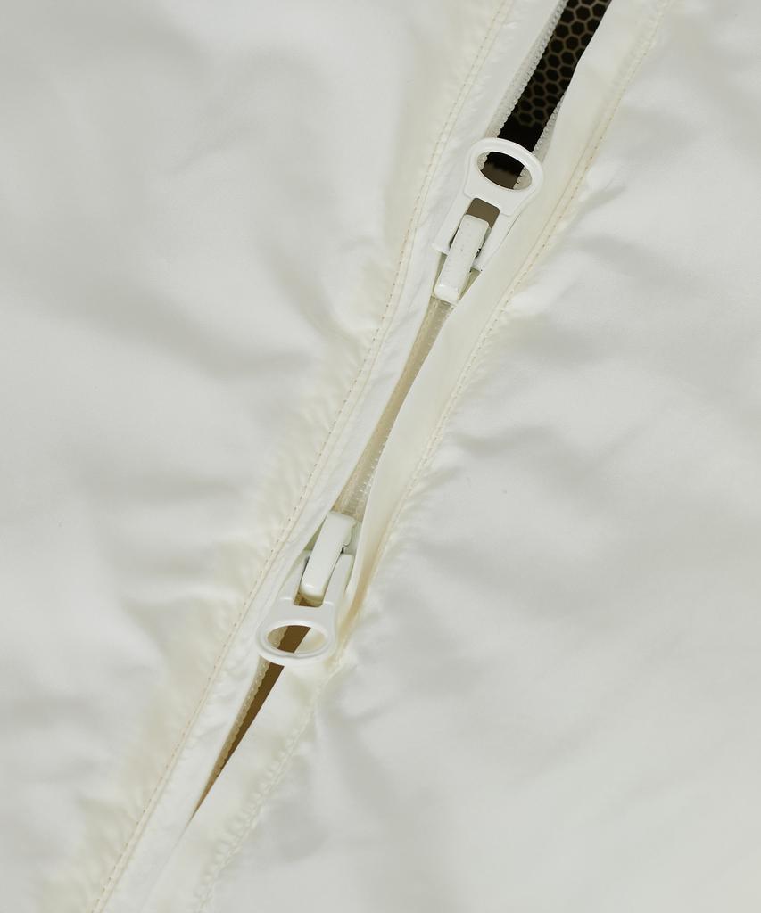Standarderror 87-Stan023 Essential Collared Neck 2-Way Padded Jumper Ivory