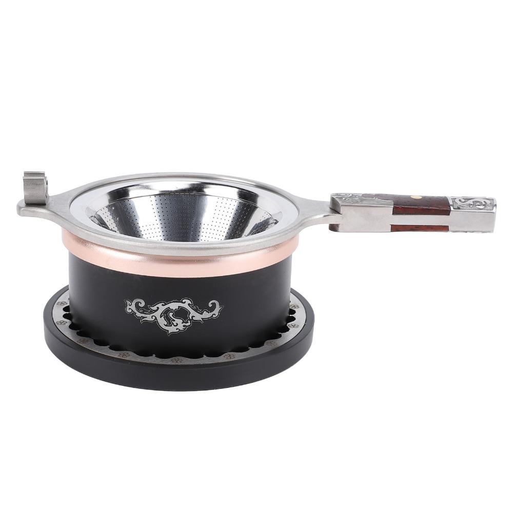 Reusable Tea Strainer Infuser Fine Mesh Tea Steeper Basket Tea Brewing Funnel  For Loose Leaf Tea