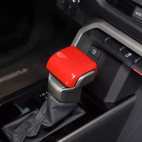 Fit For 4Runner 2025+ Center Console Gear Shift Knob Head Decor Cover Trim Red