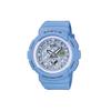Baby-G Series Themed Dual Time Function Watch Quartz Movement Resin Strap Women Watches Blue BGA-190BE-2A