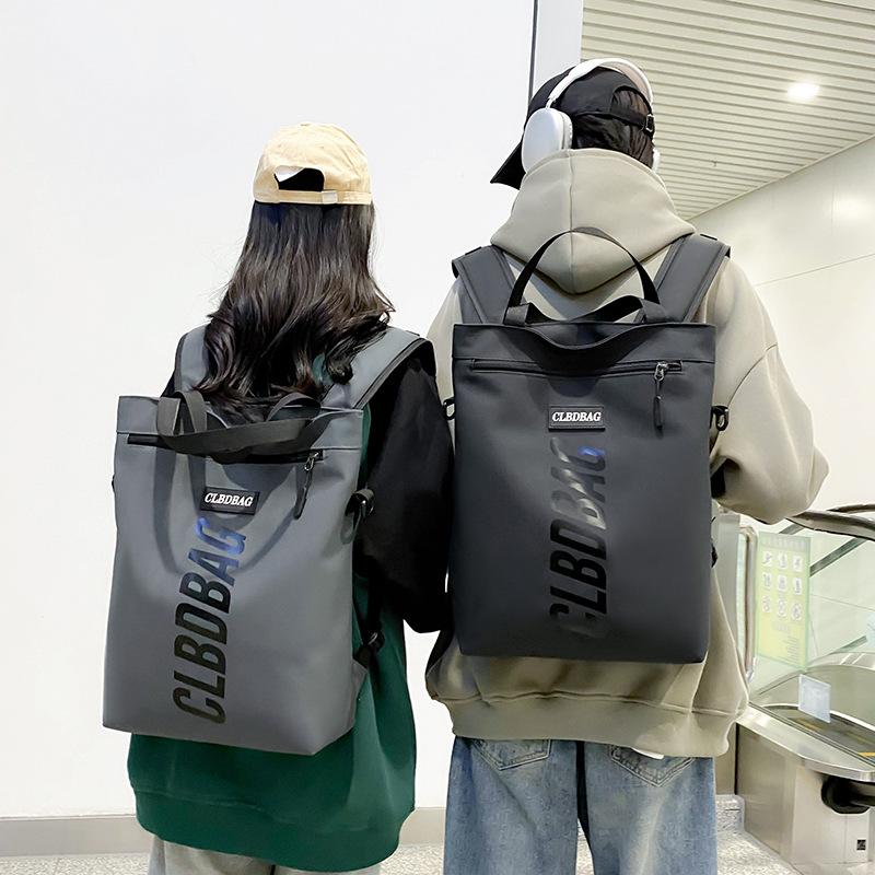 Schoolbag Trend Backpack New Fashion Messenger Bag Multifunctional High School Schoolbag Large Capacity High School Backpack