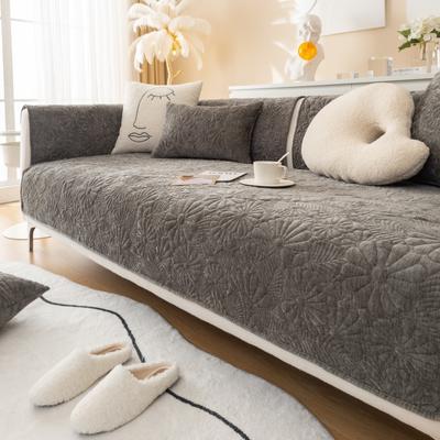Solid Color Fabric Art Jacquard Sofa Cover Living Room Non-Slip Soft Thicken Sofa Towel Mat L Shape Couch Slipcover Home Decor