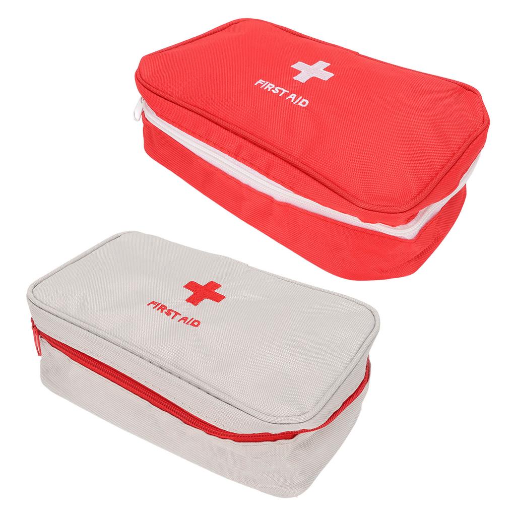 Empty First Aid Bag Waterproof Large Capacity Emergency Medicine Pouch for Outdoor