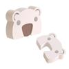 Baby Safety Door Stopper Home Toddler Anti-Pinch Hand Thick Door Block Cartoon Bear Kids Finger Protect White EVA Door Stoppers