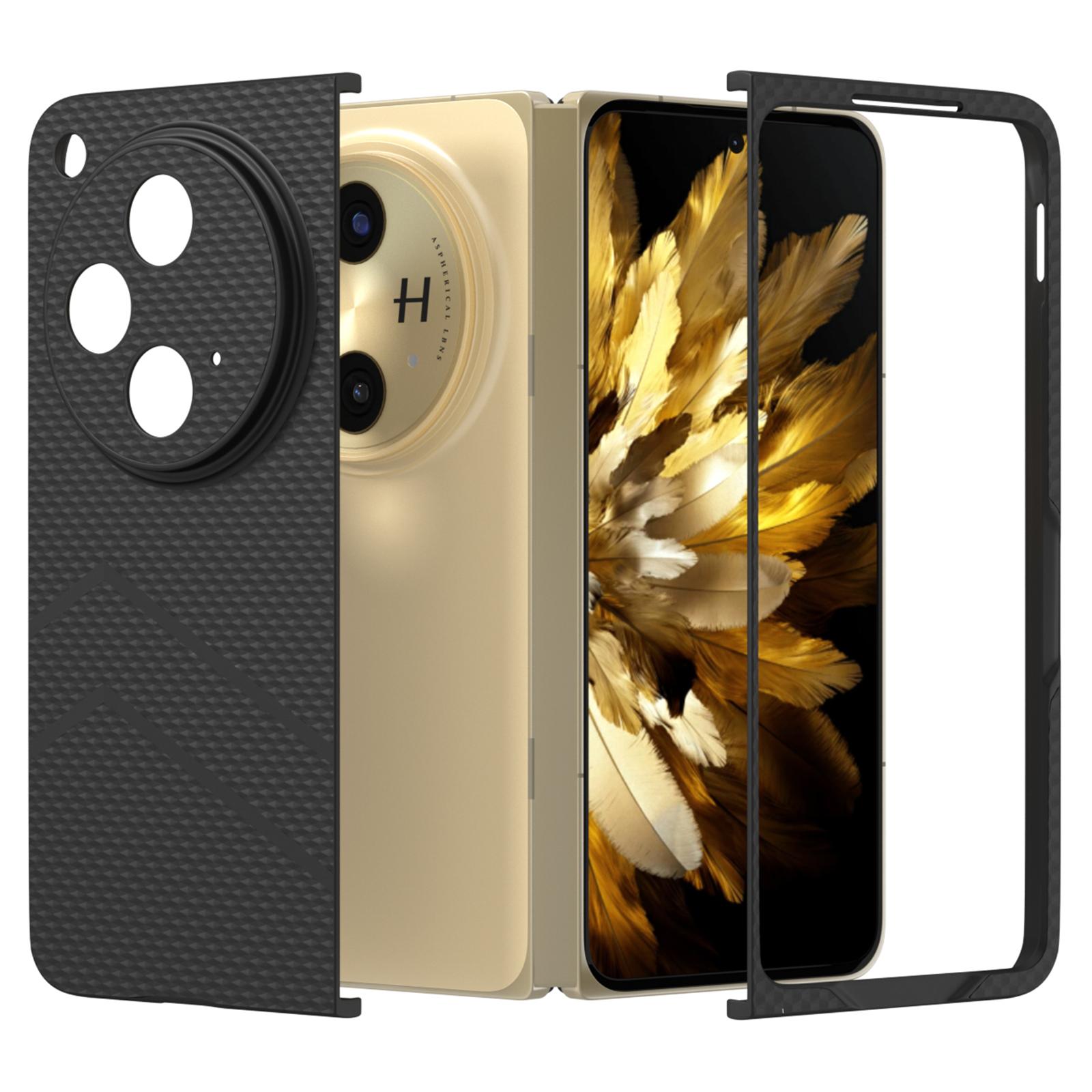 

Для Oppo Find N3 5G чехол с матовой текстурой, жесткий противоударный чехол для телефона из ПК Black