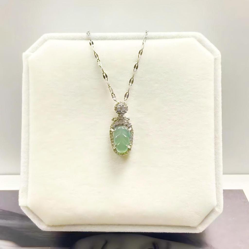 Summer Silver Series Titanium Steel Non-Fading Necklace for Women - Fashionable, Light Luxury, Niche, High-End