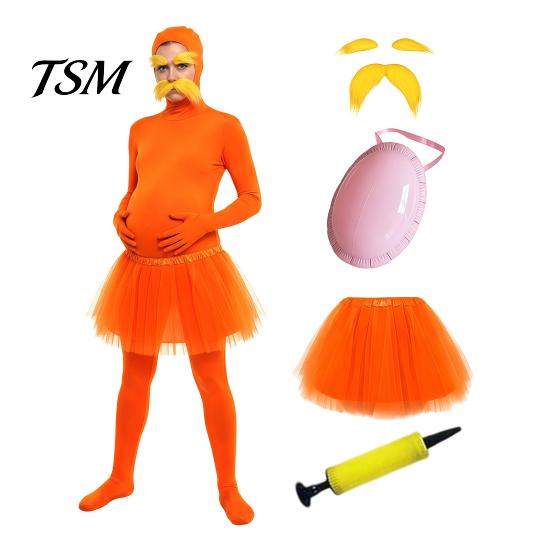 Unisex Zentai tērps, oranžs pilna ķermeņa