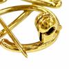 Excellent LOEWE Brooch ANAGRAM Logo Gold Women Used
