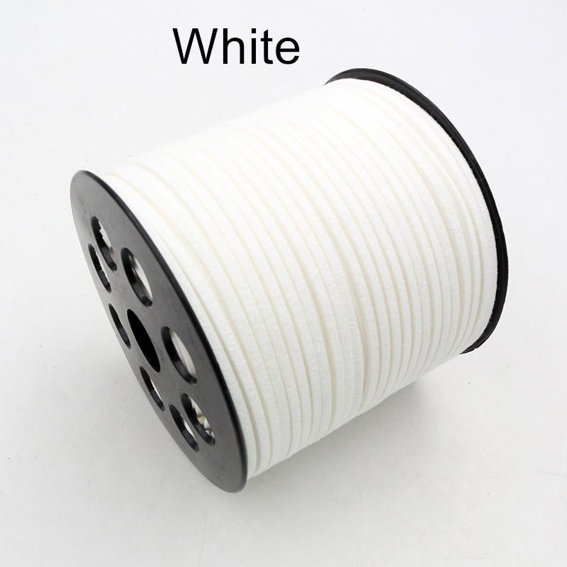 10m Double-Sided Velvet Cord, 2.5mm for DIY Pendant, Bracelet, Necklace Making