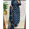 Set Kurta Pant Dupatta in Cotone Designer Indiano Donna Bollywood Top Tunica Kurti VFP-1873a
