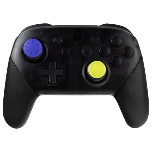 Answer Cool FPS Stick Aiming for Switch Pro Controller (Ink Violet & Ink Yellow) [Stick Height Adjustment 13.5-15mm/Diameter 17.5-19mm/Comes with 10 a
