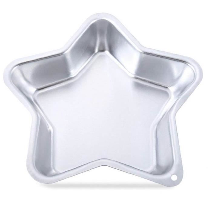 Moule à gâteau - DIERCOSY - Étoile - Alliage d'aluminium - Réutilisable - Compatible lave-vaisselle