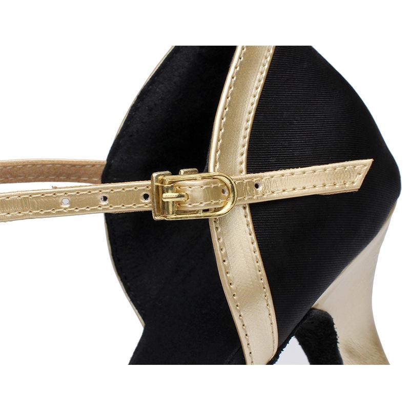 Dámské Boty pro latinskoamerické tance HEDVÁBNÉ Společenské Boty pro moderní Pole Dance Dámské Salsa Tango Boty na střední podpatek s uzavřenou špičkou Latinské boty pro dívky