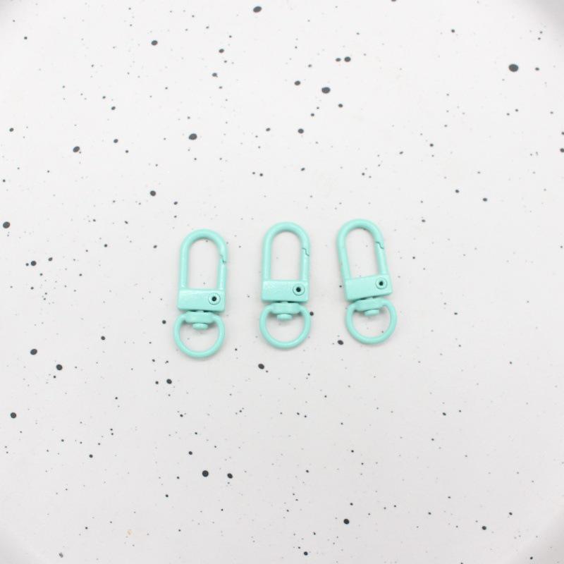 Hebilla de Puerta Colorida de 9 mm con Pintura Horneada para Joyería DIY y Accesorios