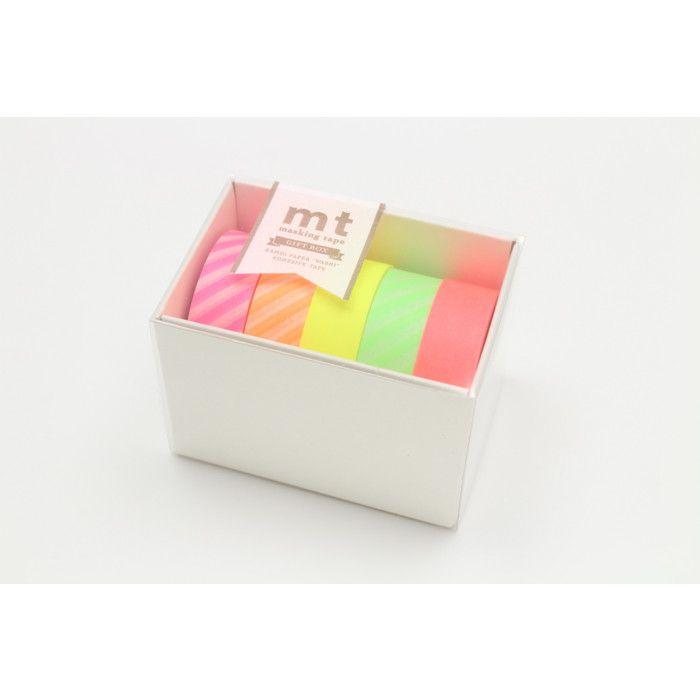 Masking Tape MT 1.5 Cm Assortment 5 Pieces Neon 2