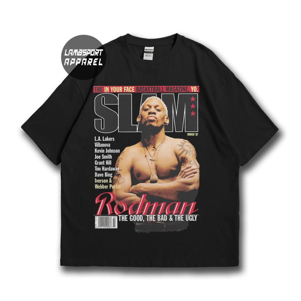 Dennis Rodman shirt, vintage-inspired Chicago Bulls tee, boxy fit
