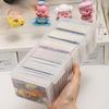 1PC Transparent Clamshell Game Card Storage Box Portable Board Game Organizer Plastic Card Storage Box