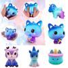 Unicorn Squishy Toy Slow Rising Stress Relief Pu Material White/silver Horn