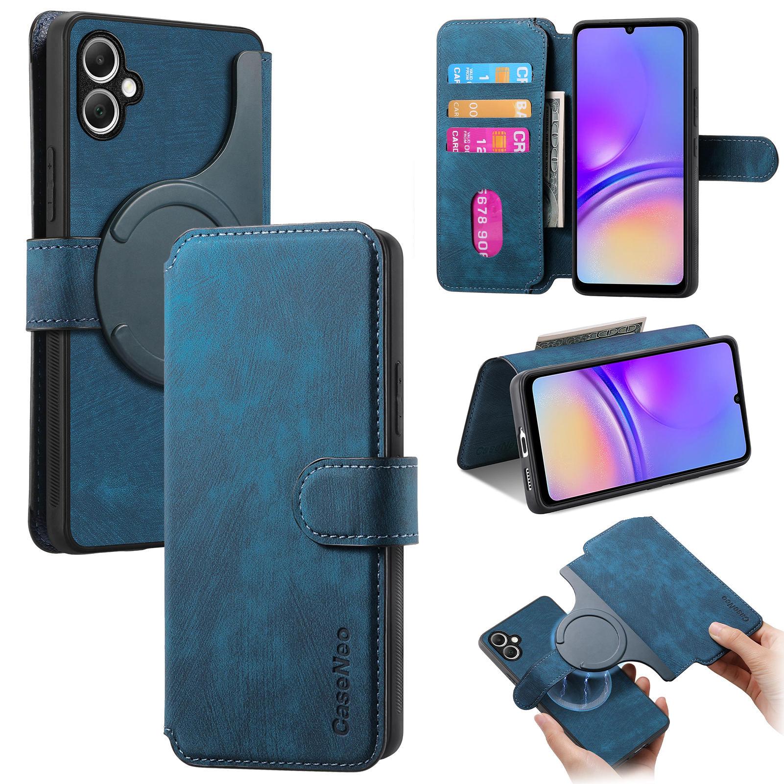 

For Samsung Galaxy A05 4G Magnetic Case CASENEO Detachable Leather Phone Wallet Cover C