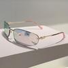 Y2k Rimless Sunglasses Women  New Stylish Outdoor Decor Shades Women Trendy Luxury Brand Design Mirror Sun Glasses