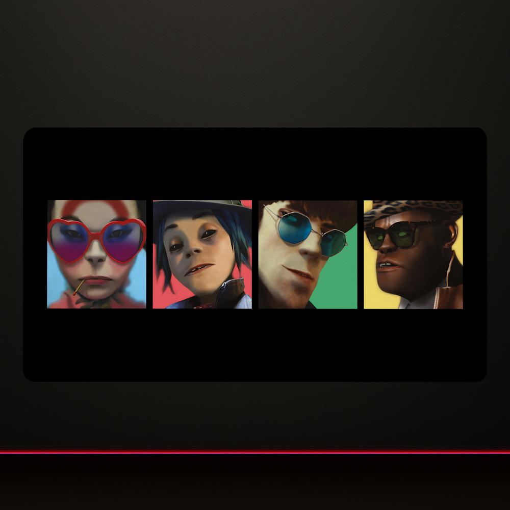 Gorillaz Mouse Pad Mousepad Gamer Speed Keyboard Office Nonslip Desk Pad120x60cm Pc Extended Carpet