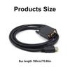 Adapter Cord HDMI-compatible To VGA Cable 1080P@60Hz Male To Male High Speed Monitor Cable To Connect Computer Laptop PC
