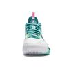 Li Ning BadFive 4 Cushioning Abrasion Resistant Breathable Mid Top Basketball Shoes Men's Green White ABFU015-12