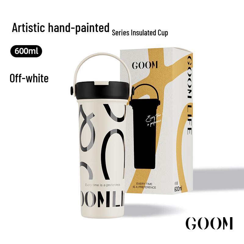 GOOM Art Hand-painted Stainless Steel Insulated Mug