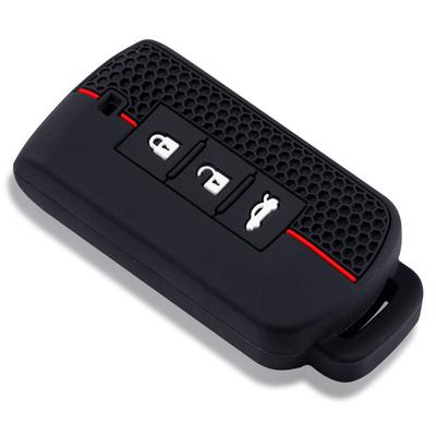 Silikon Auto Schlüsselanhänger Hülle Schale Für Mitsubishi Xpander Outlander ASX Pajero Eclipse Cross Montero