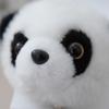 Adorable Black And White Panda Tail Keychain Cute Plush Cartoon Doll Accessory