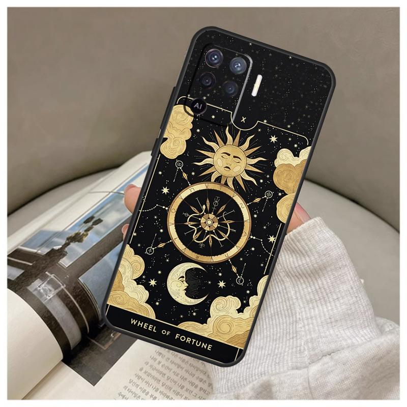 

Astrology Tarot Cards Case For Oppo A16 A76 A96 A60 A98 A58 A78 A18 A38 A80 A40 A77 A57 A17 A74 A54 A94 A15 A5 Pro OPPO A57 5G