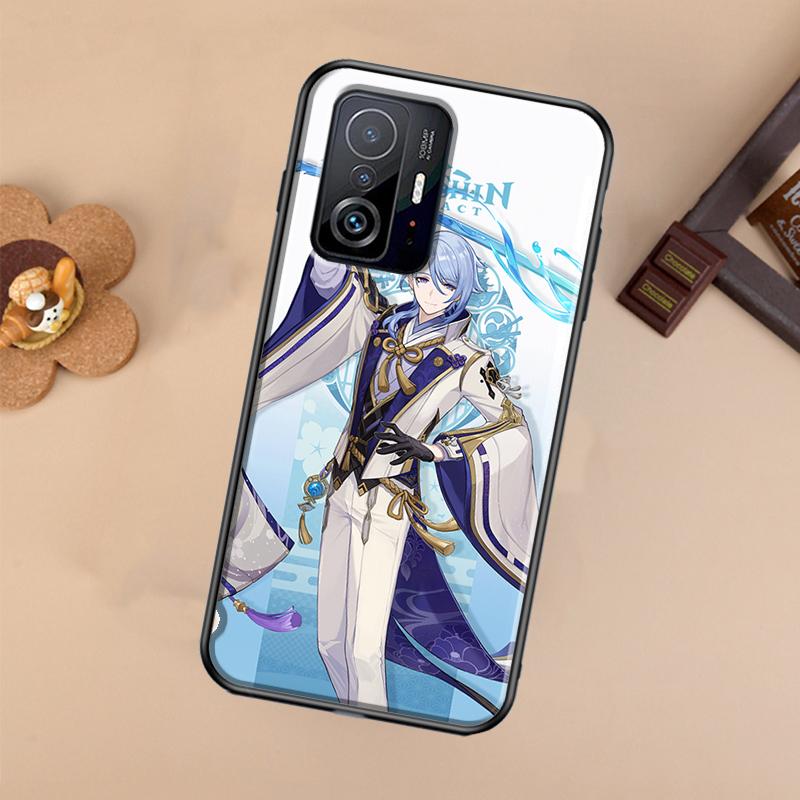 Kamisato Ayato Genshin Impact For POCO X5 X4 X3 F5 Pro M4 M5s F3 F4 GT C40 Phone Case For Xiaomi 12T 11T 13 Pro 12 Lite