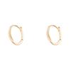 Versatile Glossy U-Shaped Oval Ear Clips - Trendy Unisex Korean Style Earrings