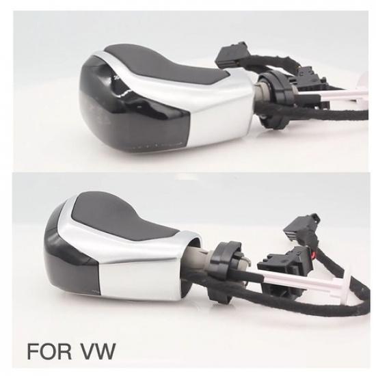 Auto Automatikschaltung Schaltknauf Hebel Schalthebel Kopfball Rotes LED-Licht für VW, Golf