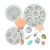 Silicone Baking Molds Marine Animals Shape Fondant Moulds Cake Mould Baking Tool Chocolate Mold Baking Accessories