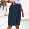 Shorts Cropped Pants Women's Casual Pants Straight Leg Pant