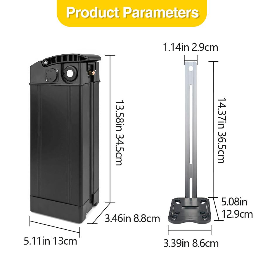 OEM 48V Ebike Batterij Lithium-Ion Batterij 15Ah Elektrische Fiets Batterij
