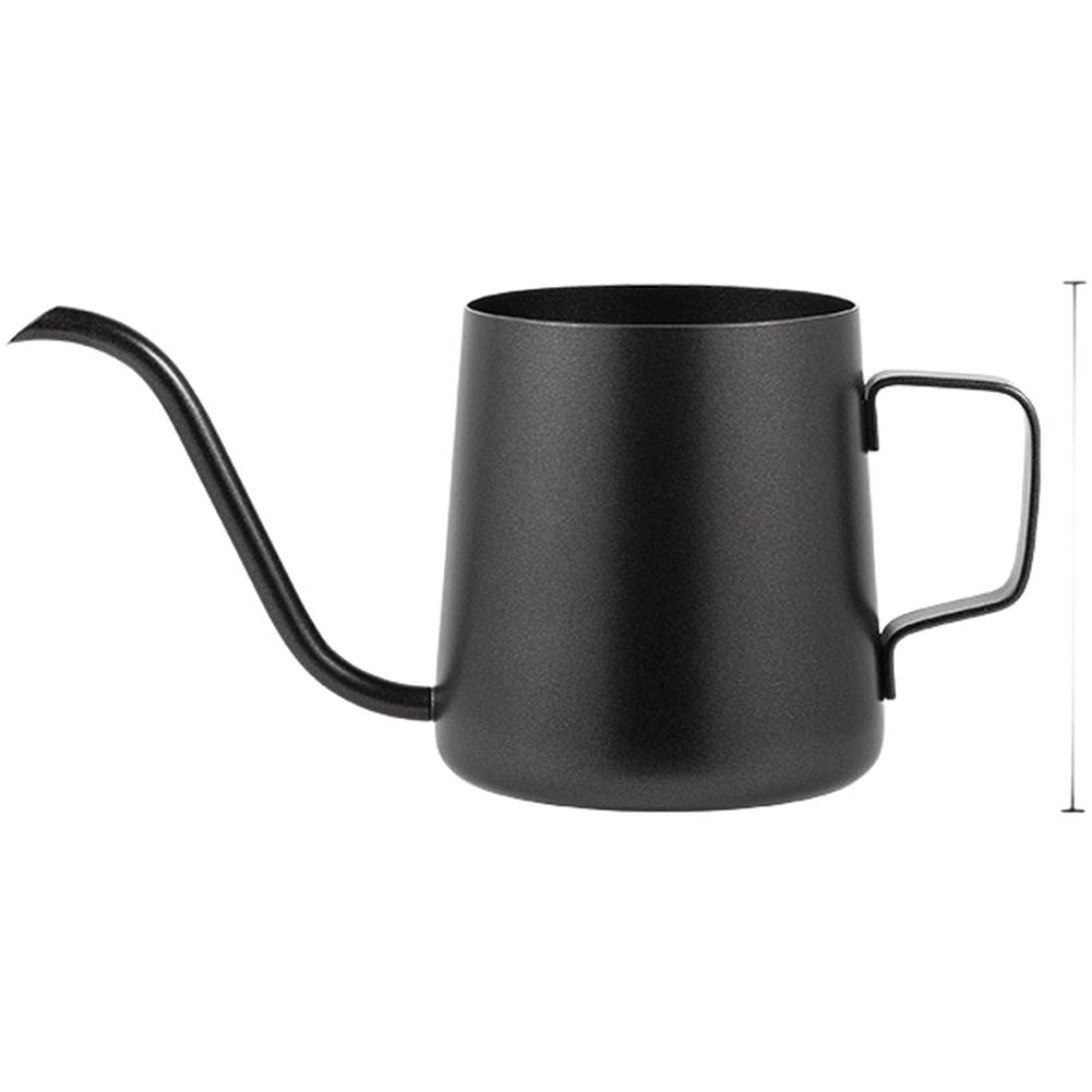 Stainless Steel Pour Over Kettle with Hanging Ear Support Long Spout for Filter Coffee Preparation and Stable Pouring Motion