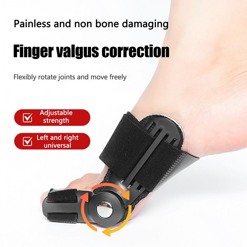 Bunion Corrector Unisex Foot Hallux Valgus Braces Rotatable Toe Separator Straightener Adjustable Pedicure Finger Toe Corrector