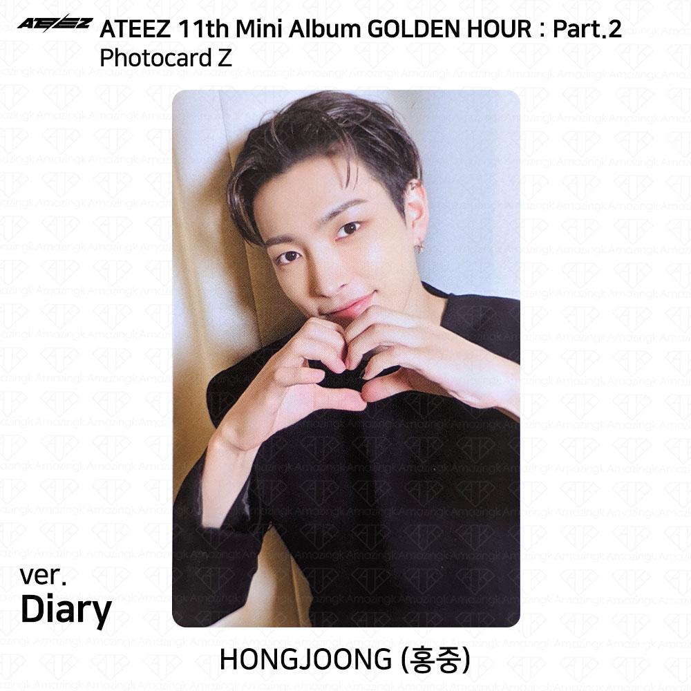 ATEEZ Cel de-al 11-lea Mini Album Ora de Aur Pt.2 Pentru Jurnal pentru Ver Photocard Carte poștală
